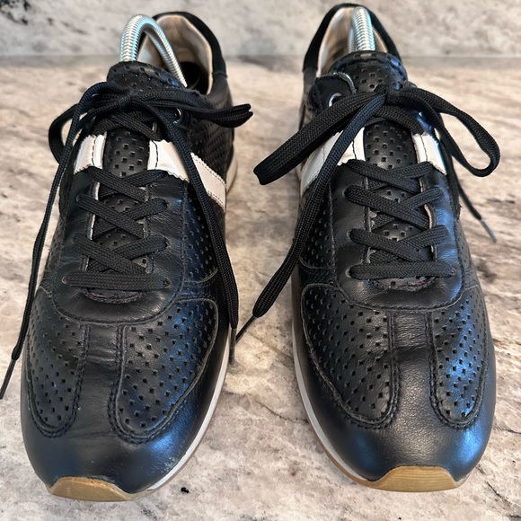 DOLCE & GABBANA Leather Colorblock Pattern Sneakers Sz 8.5 - Picture 5 of 10